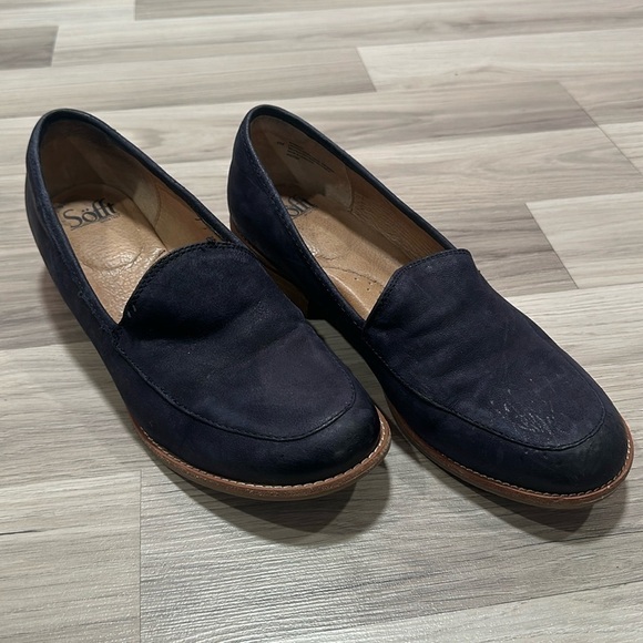 SOFFT Women’s Napoli Navy Leather Loafers 11M - Picture 3 of 11
